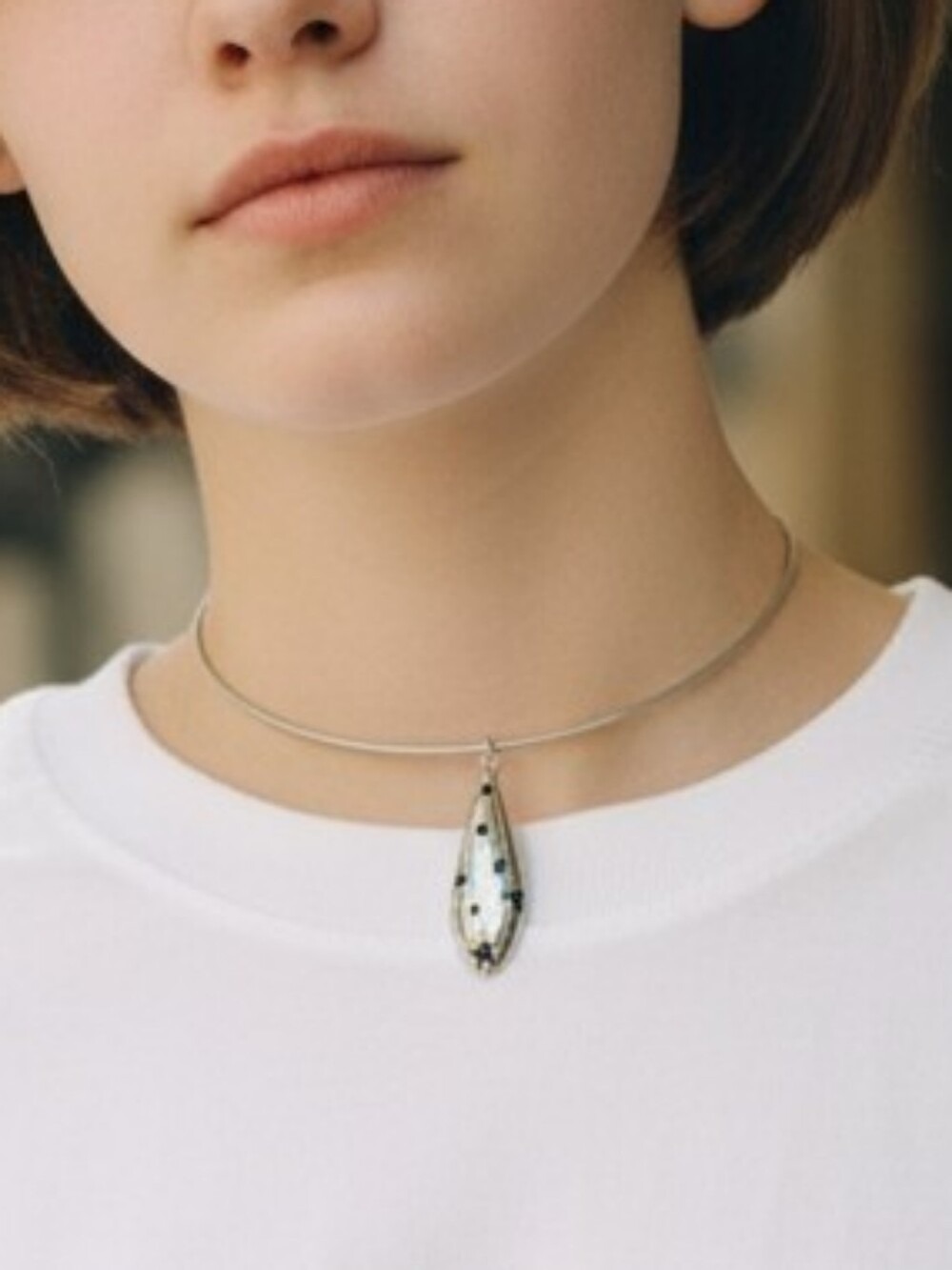 💥4 For $20💥Stunning Silvertone Starry Pendant Choker